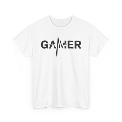 Gamer Heartbeat Video Games Graphic T-Shirt