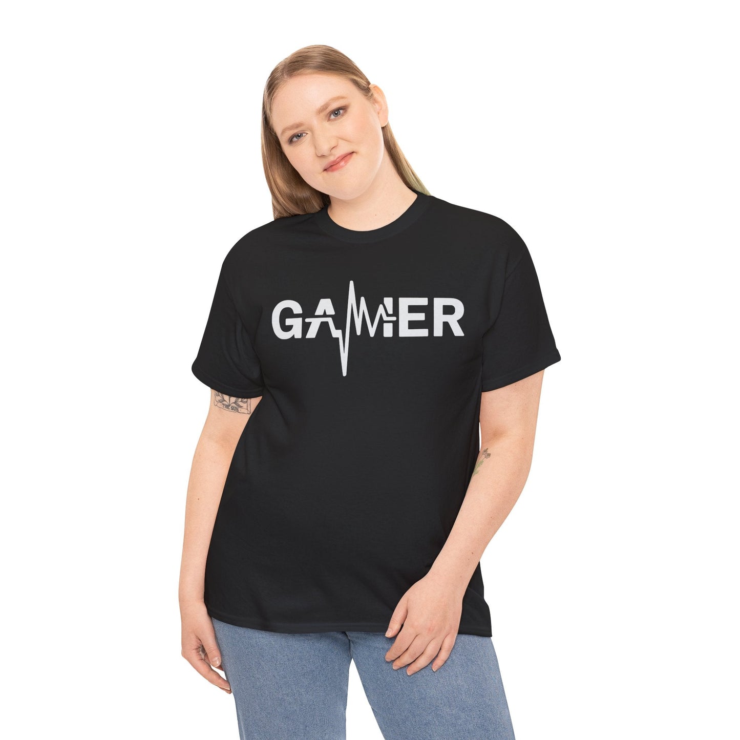 Gamer Heartbeat Video Games Graphic T-Shirt