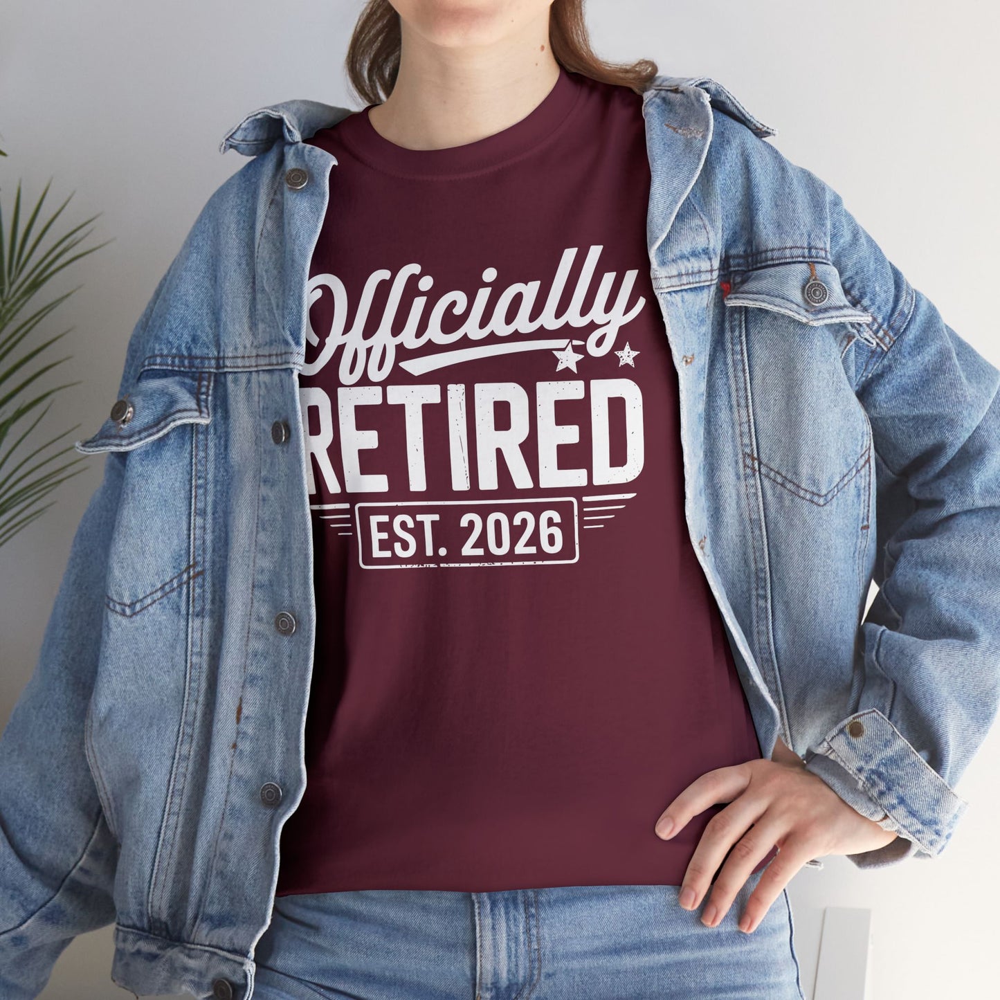 Funny Retirement 2026 Officially Retired Vintage Humor T-Shirt