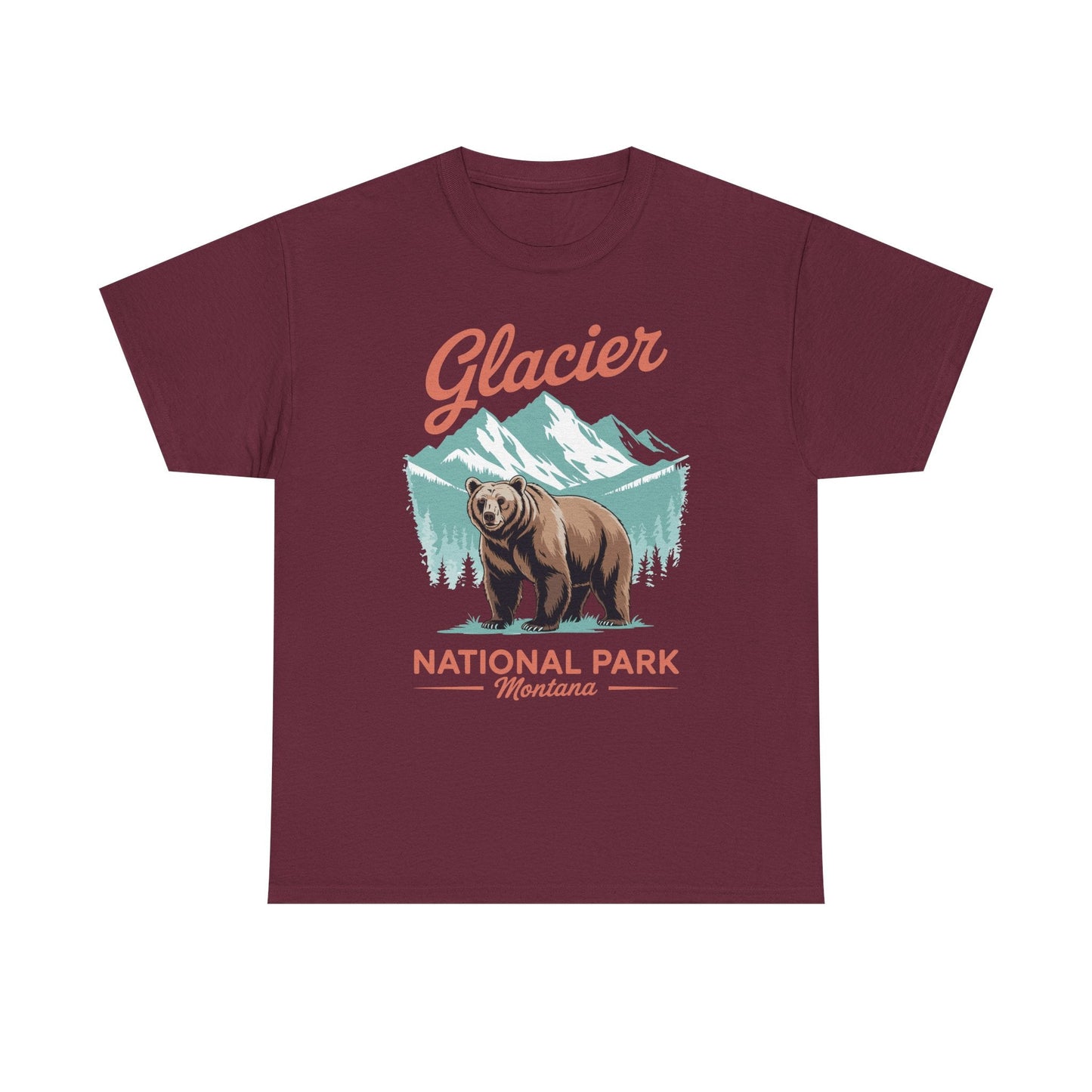 Glacier National Park retro T-Shirt