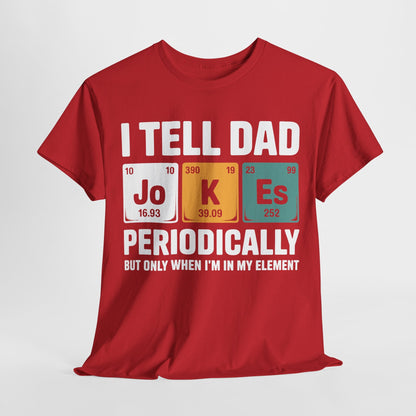I Tell Dad Jokes Periodically Element Vintage Father's Day T-Shirt