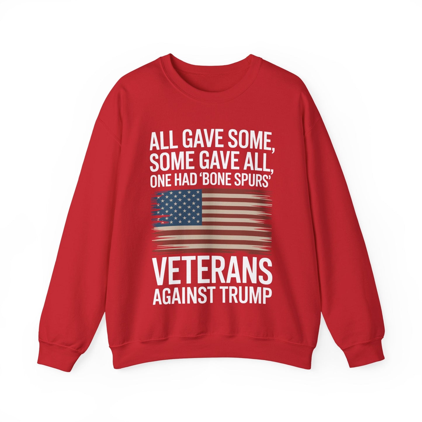 Veterans Against Trump Anti Trump Political Protest Sweatshirt