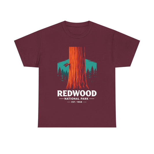 Redwood National Park Est 1968 Forest Tree Nature T-Shirt