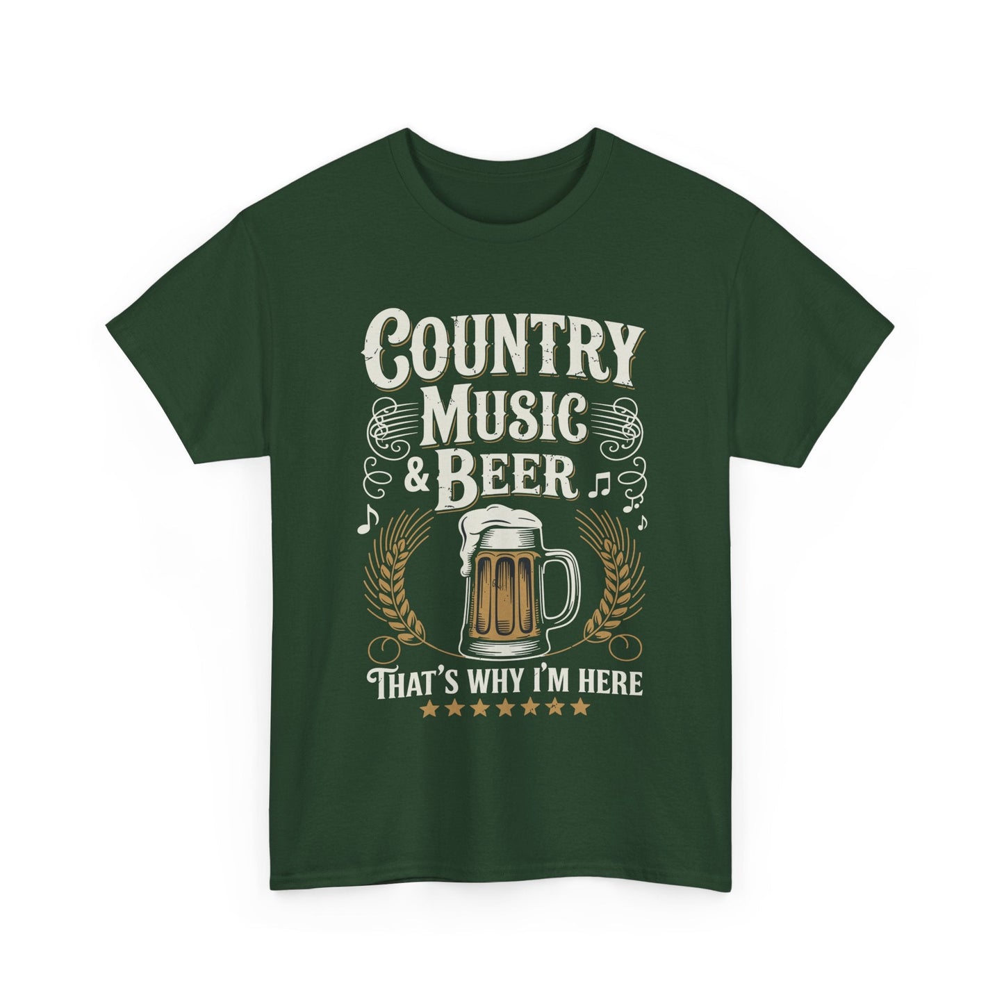 Vintage Country Music and Beer That's Why I'm Here Legends T-Shirt
