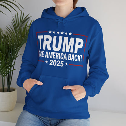 Donald Trump 2025 Take America Back Election Hoodie
