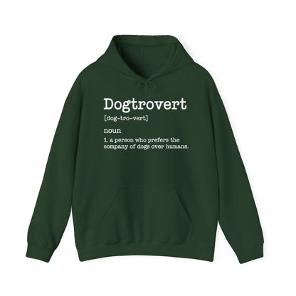 Dogtrovert Definition, Funny Dog Hoodie For Men Women