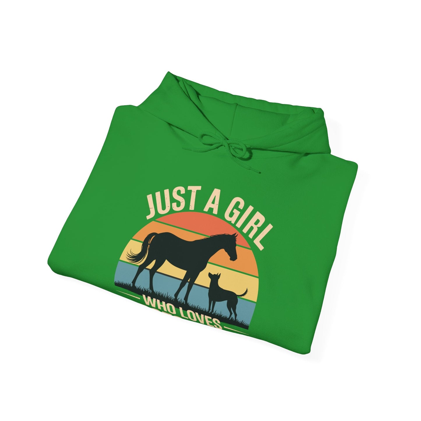 Just A Girl Who Loves Horses and Dogs Women Girls Hoodie