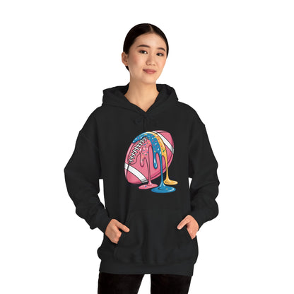 Football Drip For Lineman WR QB RB Ice Cream Sprinkles Hoodie