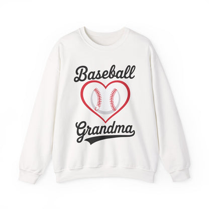Baseball Grandma Women Baseball Heart Mothers Day Sweatshirt