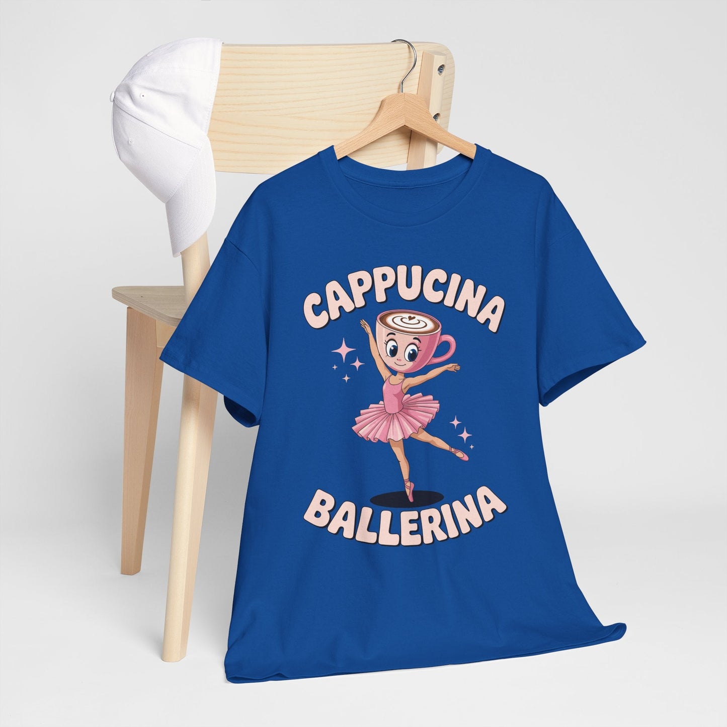 Funny Ballerina Cappuccina Coffee Dance Lovers Italian Meme T-Shirt