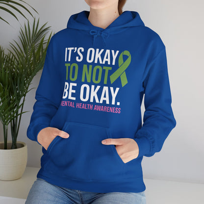 Its Okay To Not Be Okay Mental Health Awareness Ribbon Hoodie