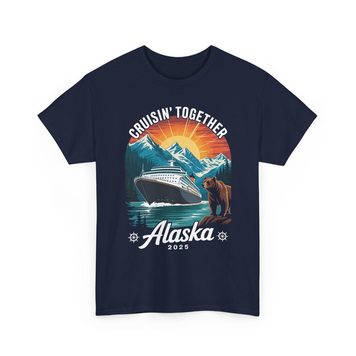 Cruisin Together Alaska 2025 Family Friend Alaska Cruise T-Shirt