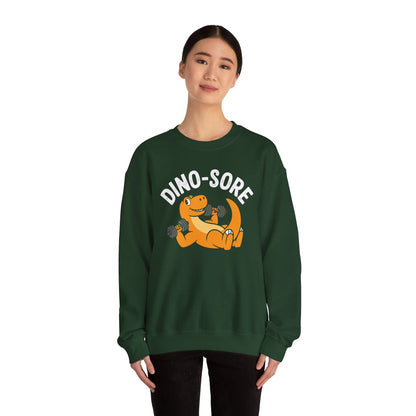 Gym Workout Dino Sore Exercise Fitness Boys Women Men Sweatshirt