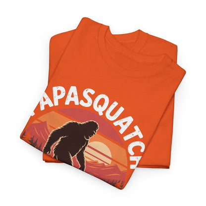 Retro Papa Squatch Like A Grandpa Funny Bigfoot Sasquatchy T-Shirt