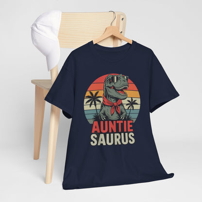 Auntiesaurus T Rex Dinosaur Auntie Saurus Family Matching T-Shirt