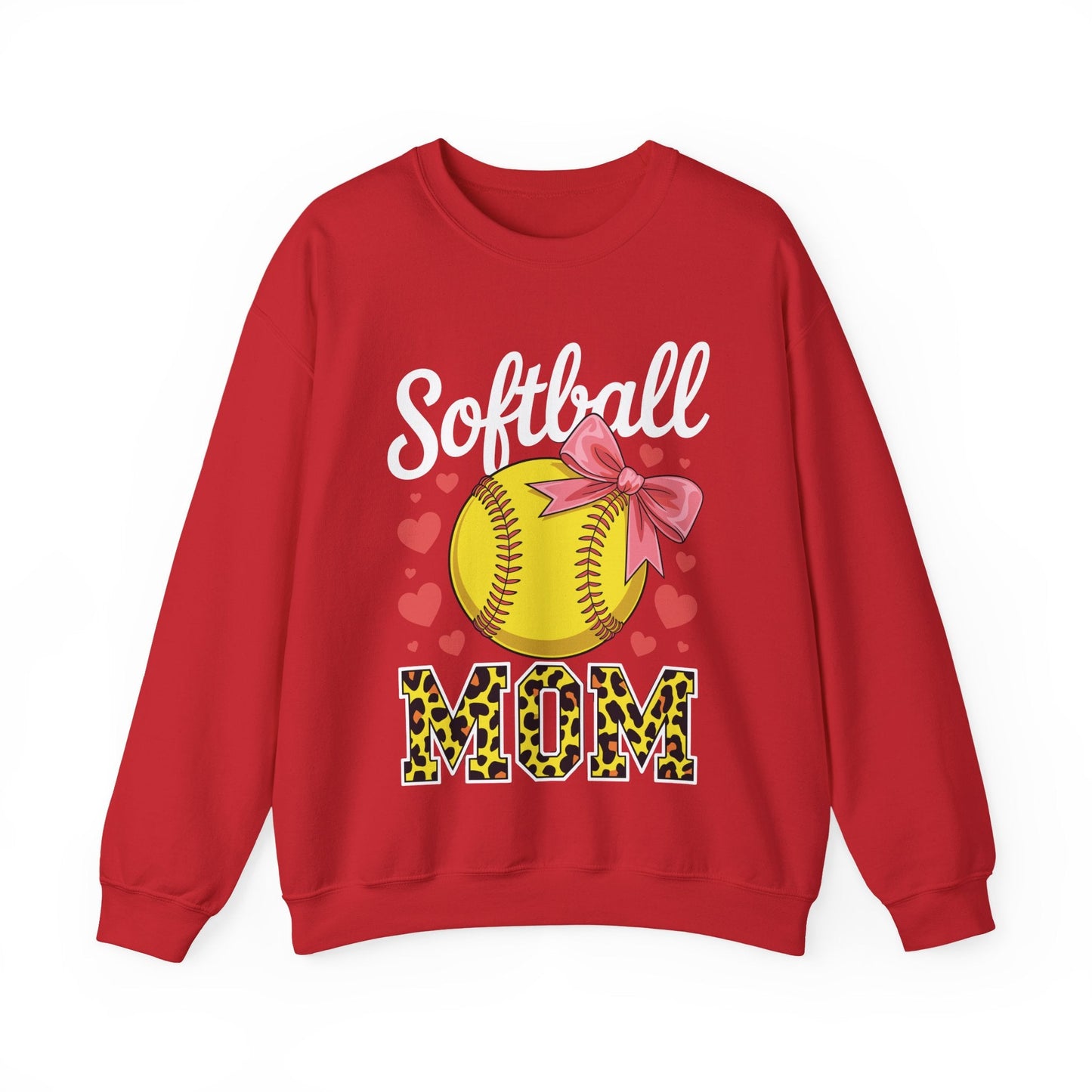 Softball Mom Headband Leopard Softball Ball Mothers Day Mama Sweatshirt