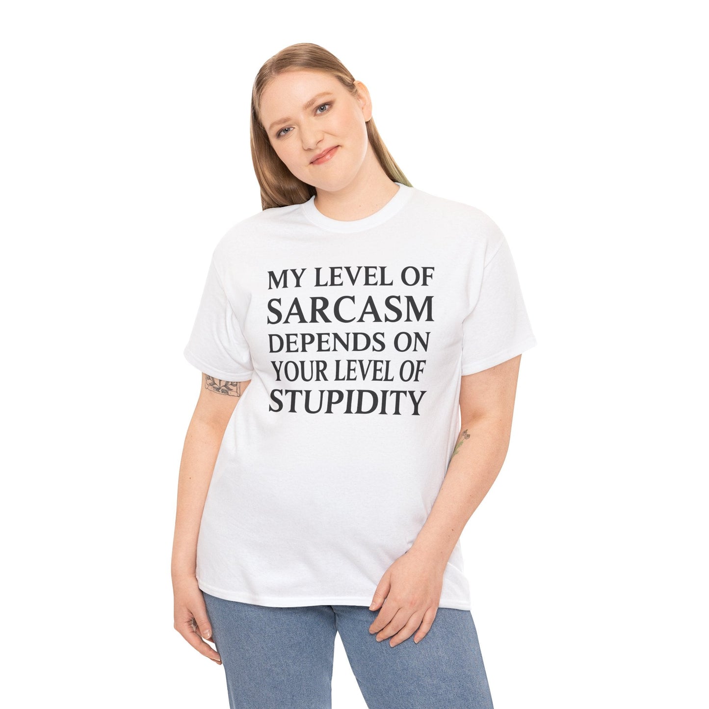 Funny Sarcastic Humor My Level of Sarcasm Sarcastic Quote T-Shirt