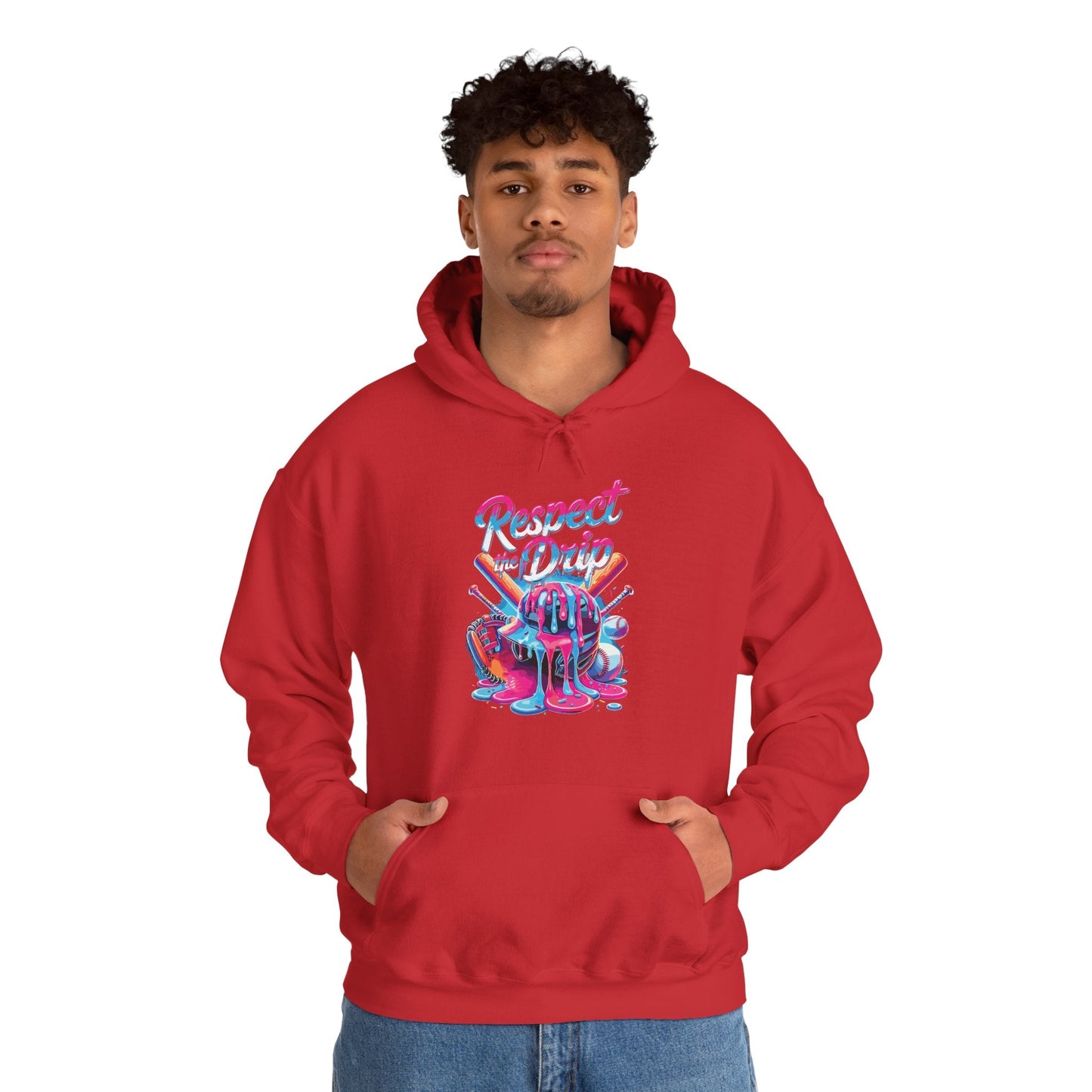 Baseball Drip For Boys Ice Cream Respect The Drip Baseball Hoodie