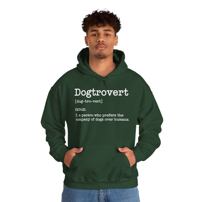 Dogtrovert Definition, Funny Dog Hoodie For Men Women