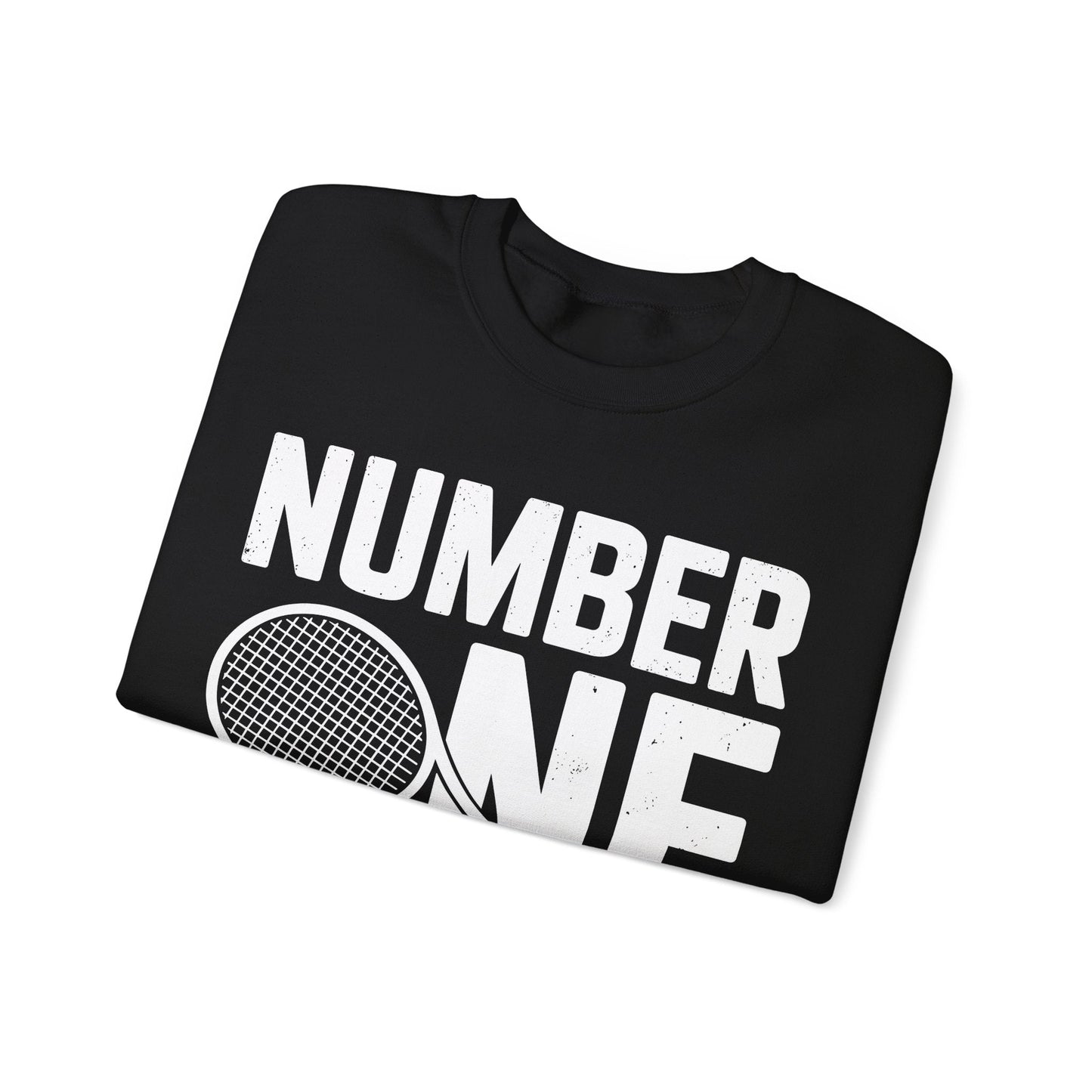 Tennis Dad Number One Daddy with Tennis Sayings Fathers Day Sweatshirt