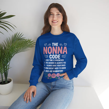 The A Nonna Code Funny Grandma Mothers Day Gifts Sweatshirt