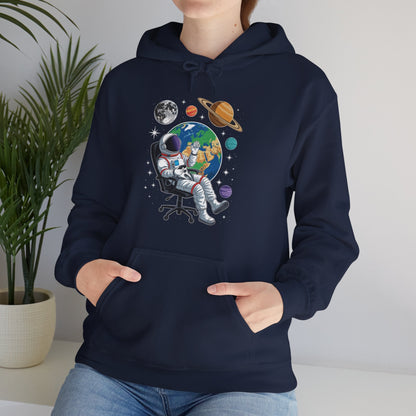 Astronaut Gamer Space Gaming System Planets Hoodie