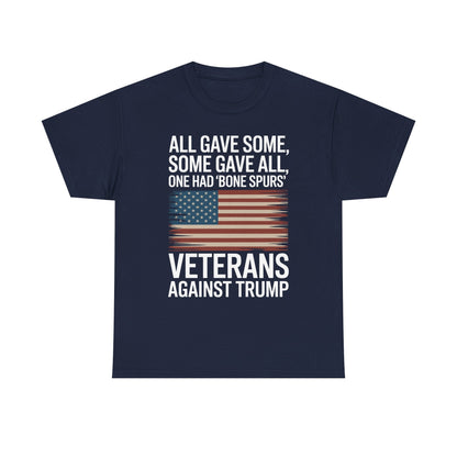 Veterans Against Trump Anti Trump Political Protest T-Shirt