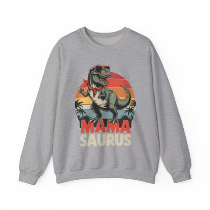 Mamasaurus T Rex Dinosaur Mama Saurus Family Matching Women Sweatshirt