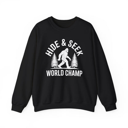 Bigfoot Hide And Seek World Champion Sasquatch Retro Vintage Sweatshirt