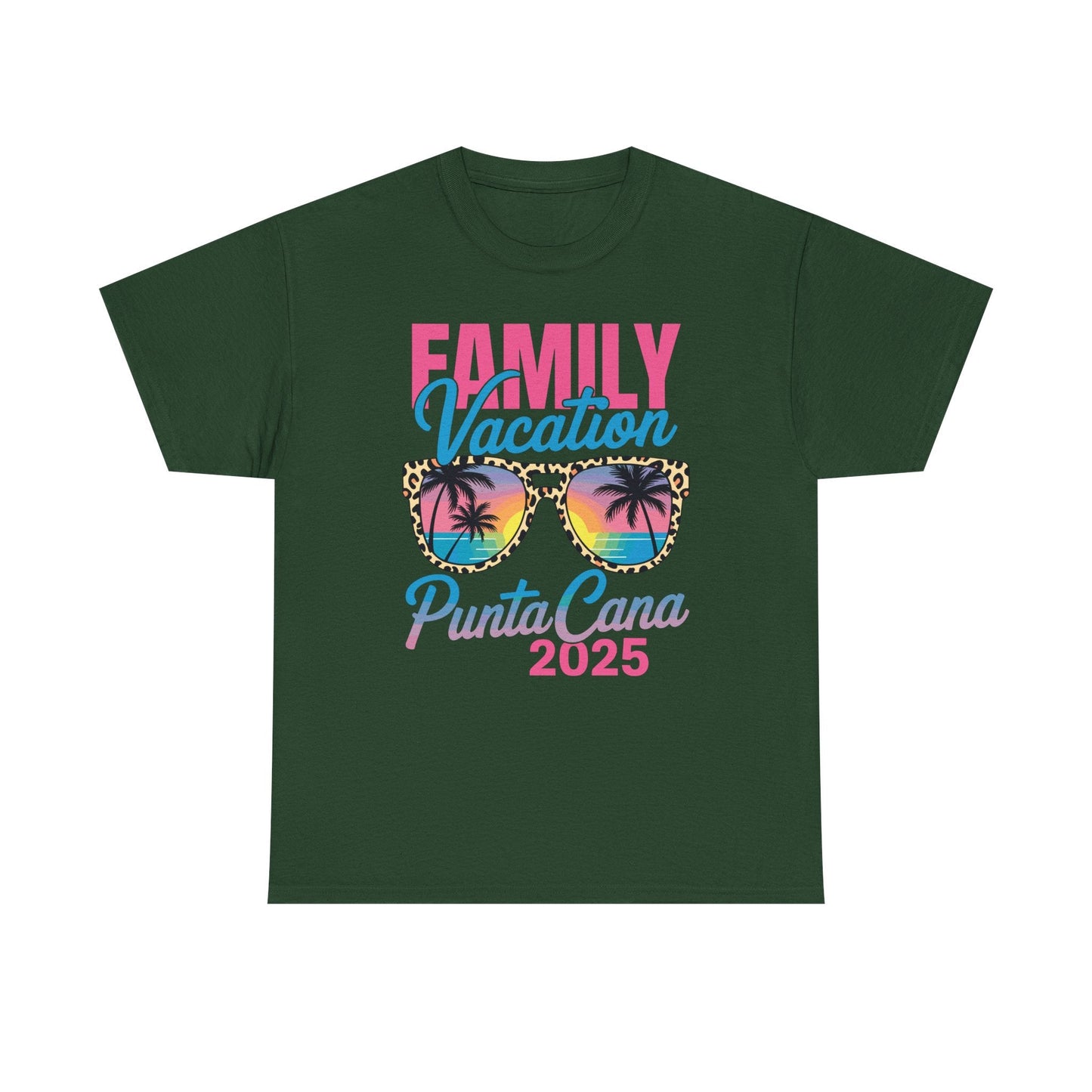 Family Vacation Punta Cana 2025 Matching Holiday Summer T-Shirt