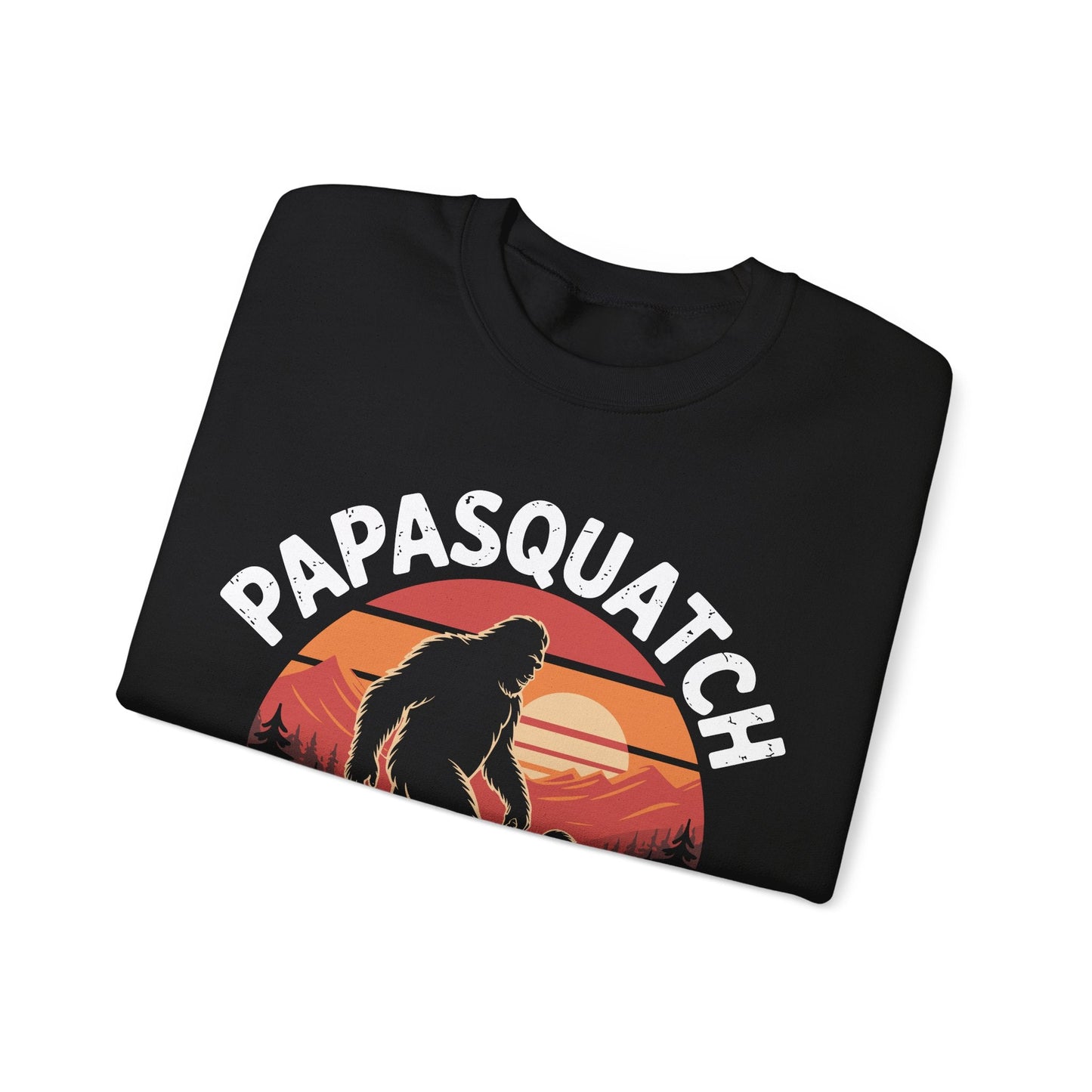 Retro Papa Squatch Like A Grandpa Funny Bigfoot Sasquatchy Sweatshirt