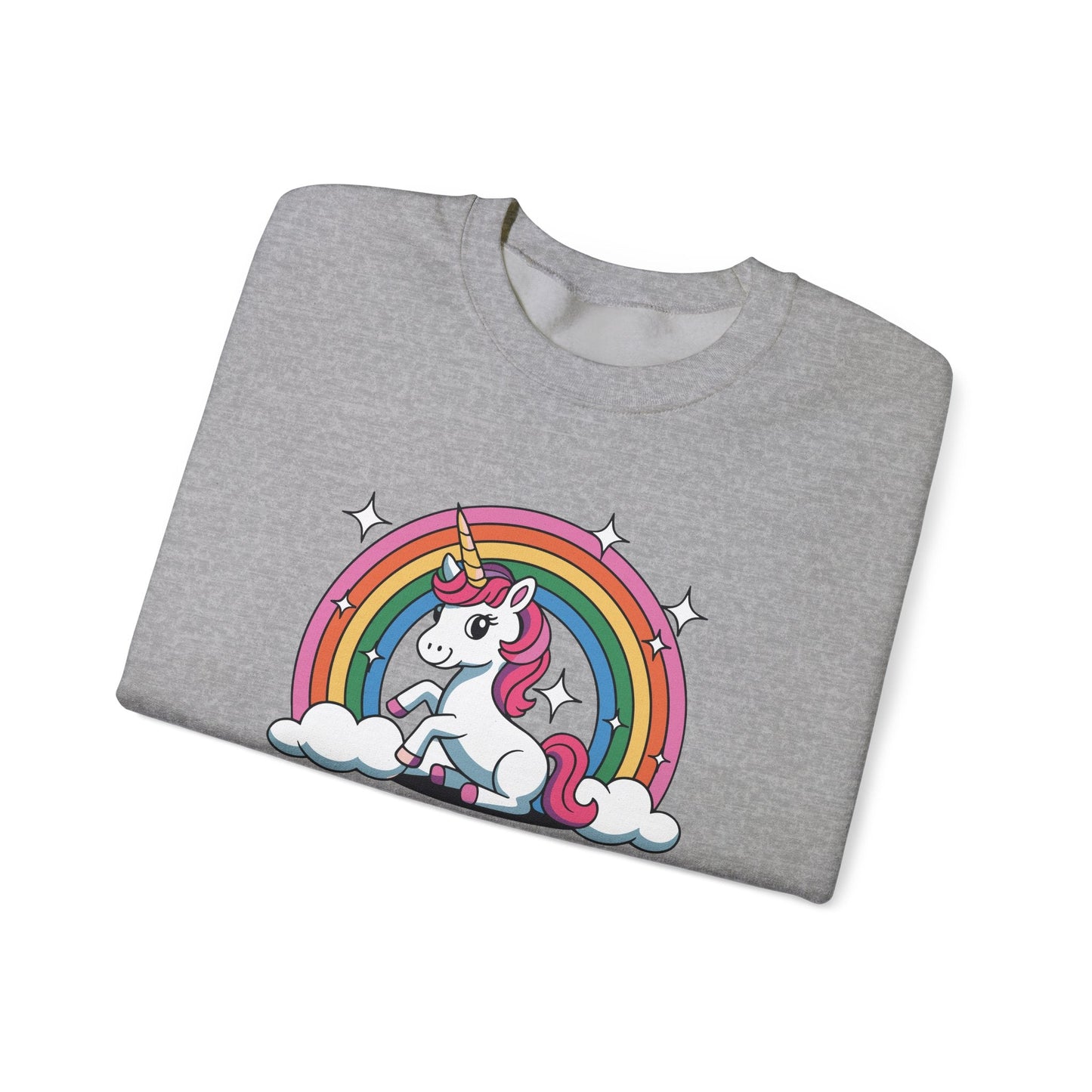 Funny Alpha Male Unicorn Sarcastic Ironic Weird Y2K Humor Sweatshirt