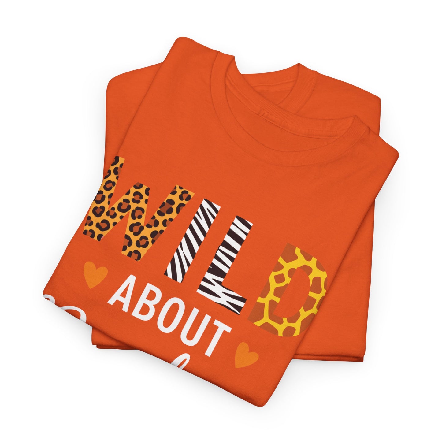 Wild About Reading Funny Book Lover Bookworm Library Day T-Shirt