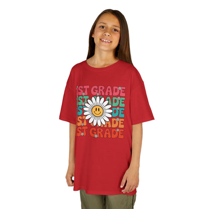 Groovy 1st Grade Back To School First Day of First Grade T-Shirt