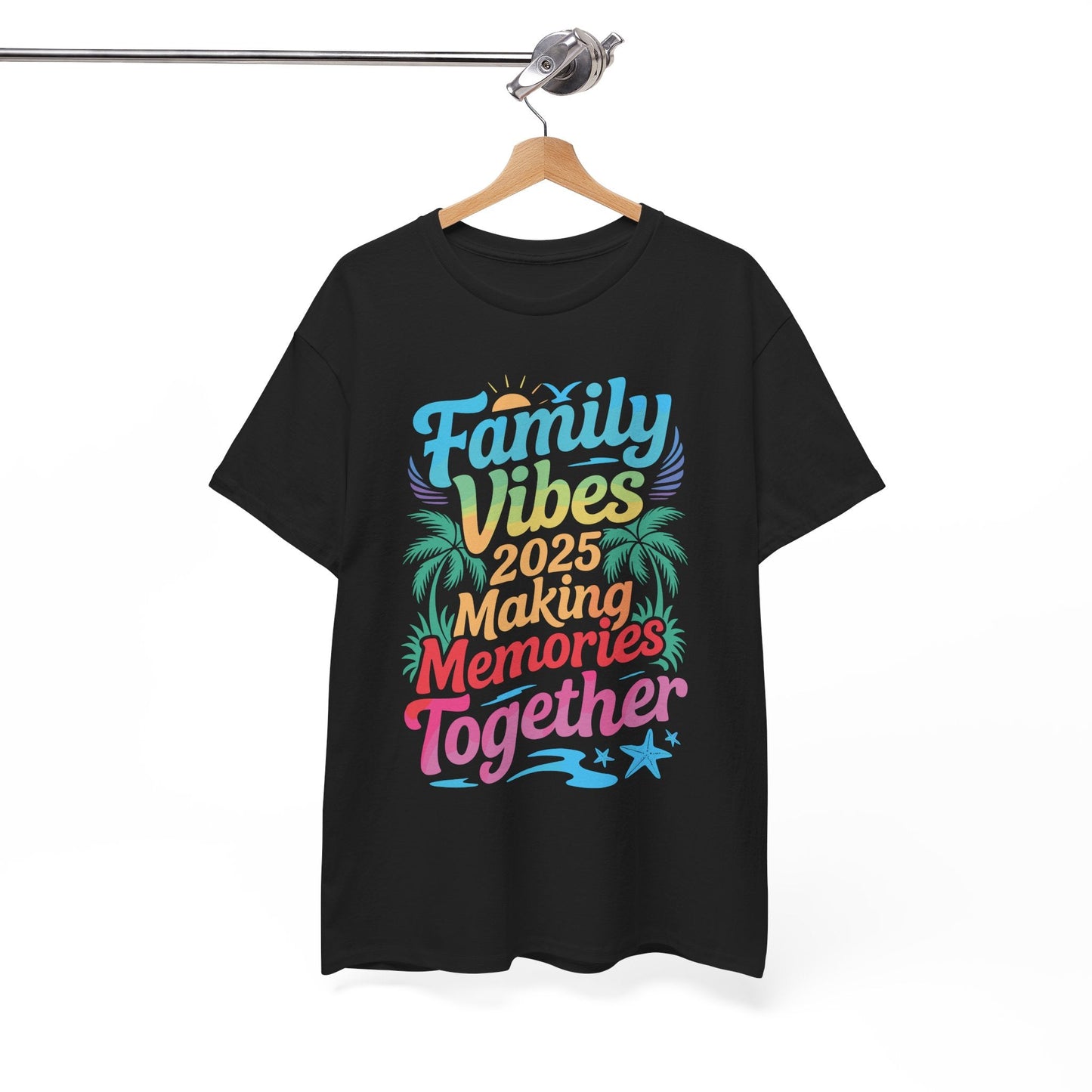 Family 2025 Vibes Family Reunion Vacation Making Memories T-Shirt