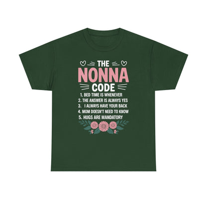 The A Nonna Code Funny Grandma Mothers Day Gifts T-Shirt