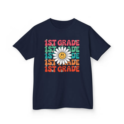 Groovy 1st Grade Back To School First Day of First Grade T-Shirt