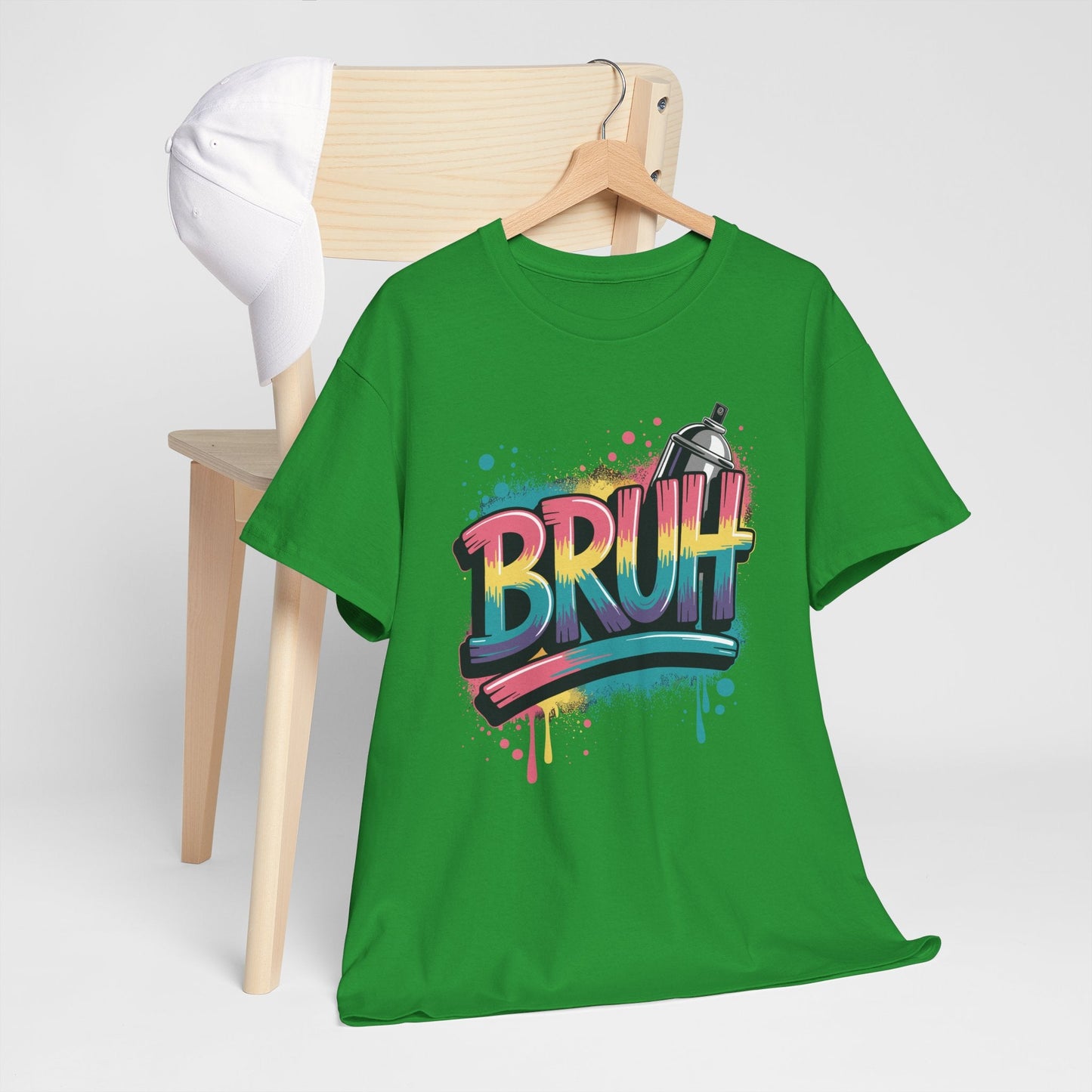 Bruh Graffiti Funny Saying Street Art Meme Men Boys T-Shirt