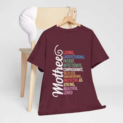 MOTHER Meaning Shirt I Love Mom Mothers Day T-Shirt