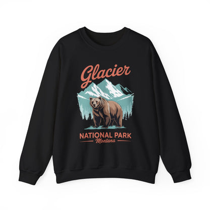 Glacier National Park retro Sweatshirt