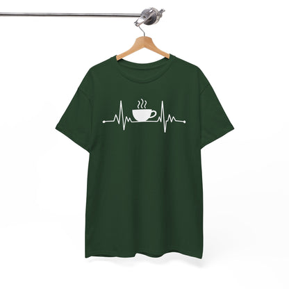 Coffee Heartbeat Drinking Coffee T-Shirt