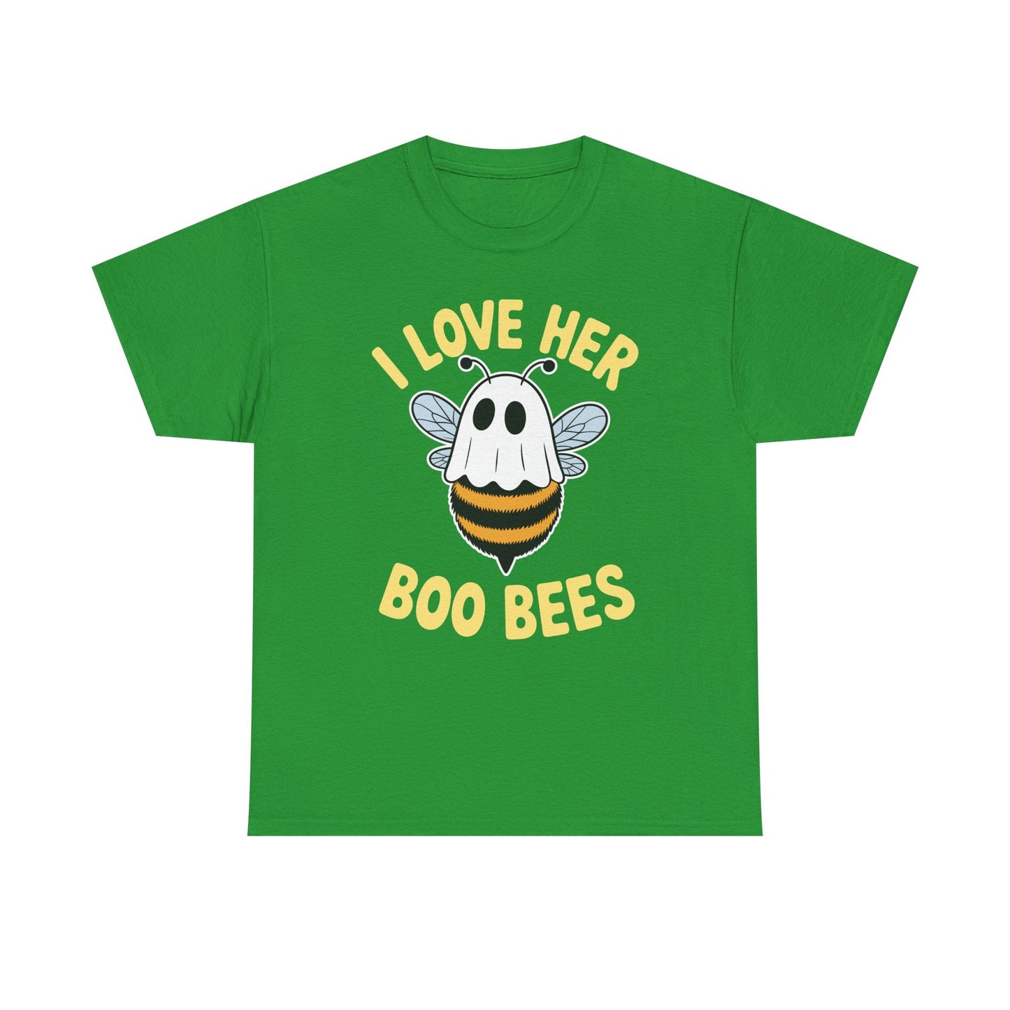I Love Her Boo Bees Couples Halloween Adult Costume His Men T-Shirt