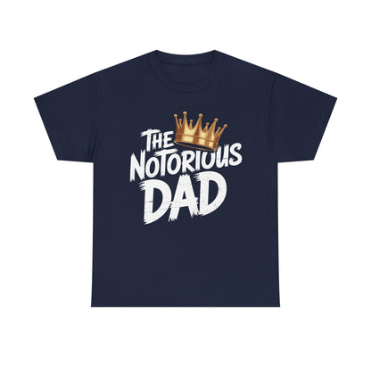 Old School Funny Hip Hop Fathers Day Notorious Dad T-Shirt