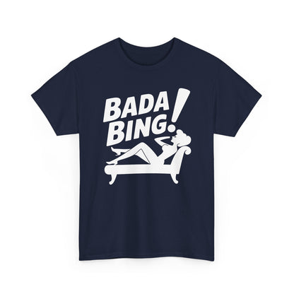 Funny Vintage Bada Sarcastic Bing Retro Sexy Girl Bada Bam T-Shirt