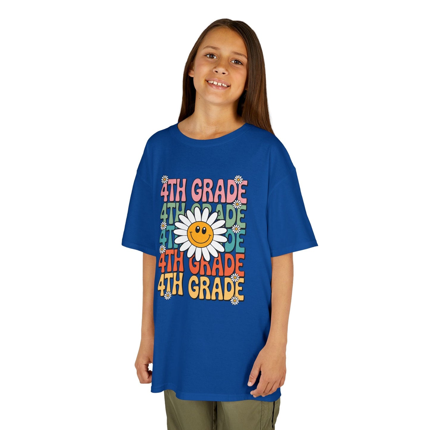 Groovy 4th Grade Back To School First Day of Fourth Grade T-Shirt