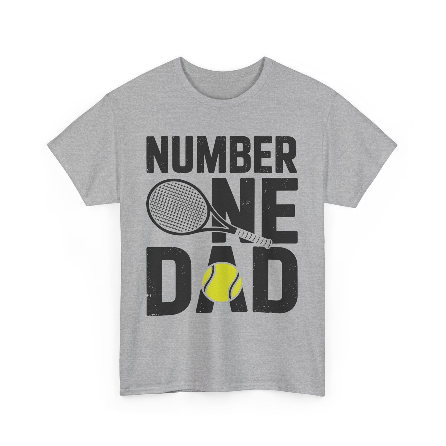 Tennis Dad Number One Daddy with Tennis Sayings Fathers Day T-Shirt