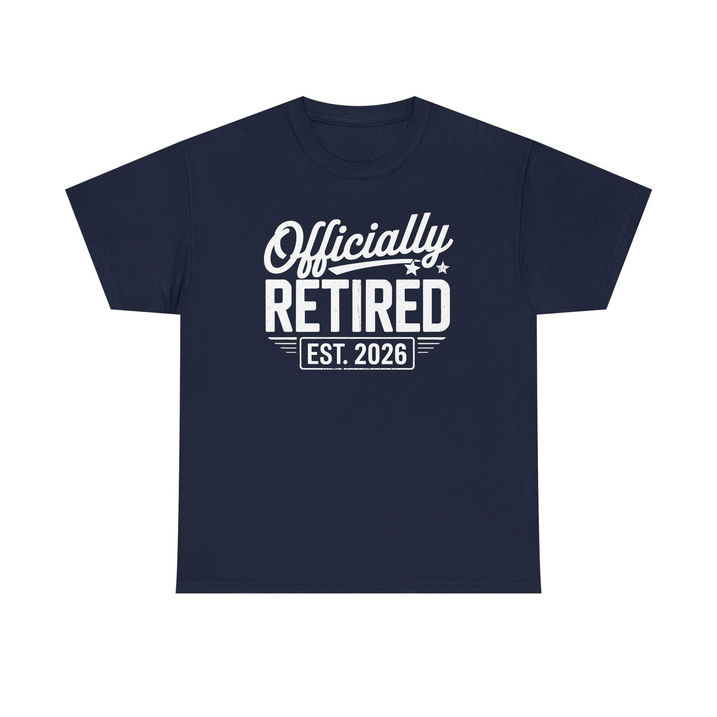 Funny Retirement 2026 Officially Retired Vintage Humor T-Shirt