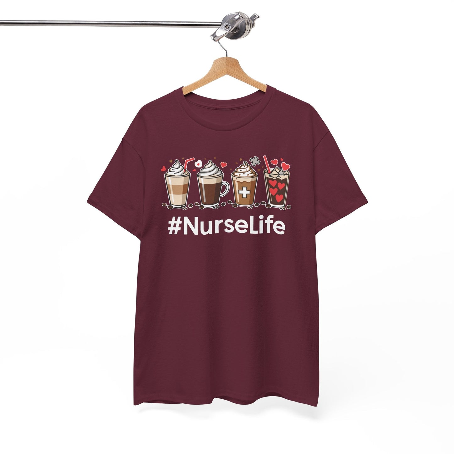Nurse Life Funny Coffee Nurses Fuel Registered Nurse Medical T-Shirt
