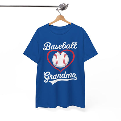Baseball Grandma Shirt Women Baseball Heart Mothers Day T-Shirt