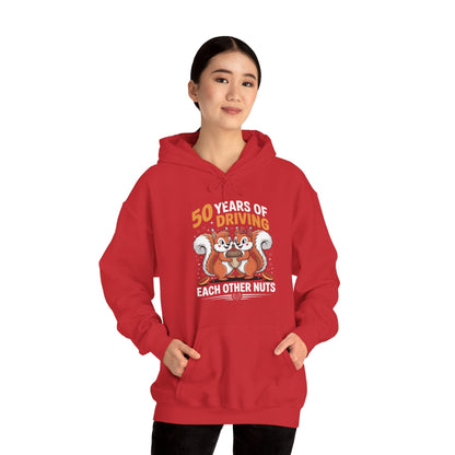 50th Wedding Anniversary 50 Years Of Driving Each Other Nuts Hoodie